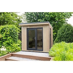 Image of Forest Garden Xtend 2.54 x 2.9m Insulated Garden Office with 1/4 Window