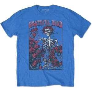 Image of Grateful Dead - Bertha & Logo Unisex Large T-Shirt - Blue