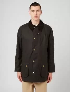 Image of Barbour Beausby Wax Jacket - Olive Green