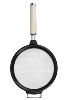 Image of Stainless Steel Mesh Sieve - Almond Cream