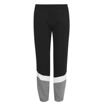 Image of LA Gear Closed Hem Jogging Pants Ladies - Black/Dk Grey M