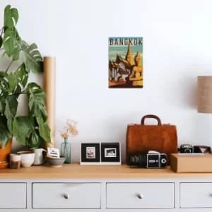 Image of Bangkok Multicolor Decorative Metal Wall Accessory
