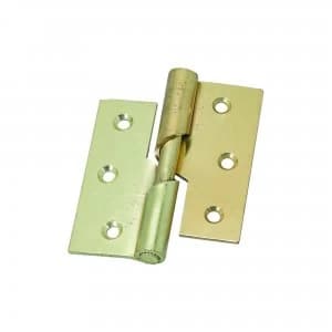 Image of Wickes Left Hand Rising Butt Hinge - 76mm Pack of 2