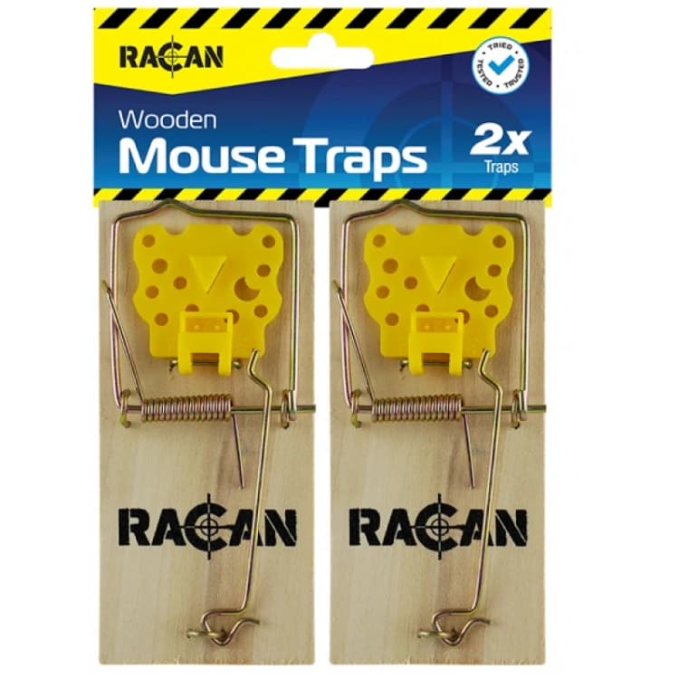 Image of Racan Wooden Mouse Traps - Pack of 2