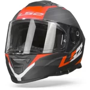 Image of LS2 FF800 Storm Nerve Matt Black Red XL