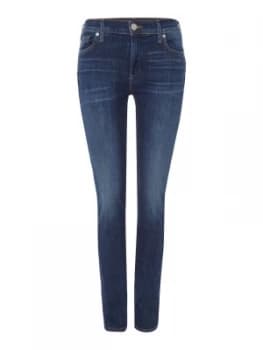 Image of True Religion Halle mid rise super skinny in worn vintage Denim Mid Wash