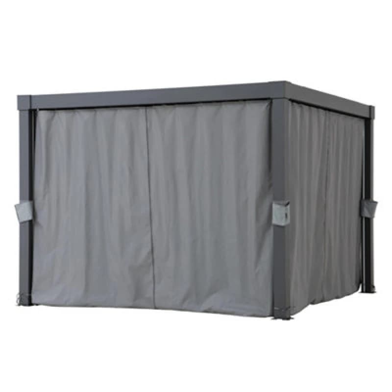 Image of Sunjoy Replacement Curtain For Louvered Pergola 3M X 3M