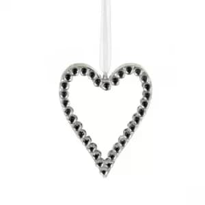 Image of Glass Heart With Detail by Heaven Sends