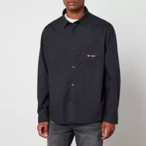 Image of HUGO Erato Card Cotton-Poplin Shirt - L