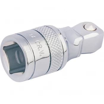 Image of Draper 1/2" Drive Polished Chrome Wobble Socket Extension Bar 1/2" 50mm