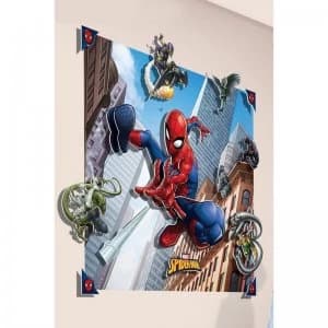 Image of Walltastic Spider-Man 3D Pop-Out Wall Decoration