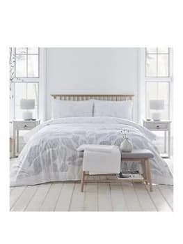 Image of Drift Home Textured Leaf Duvet Set - Ks