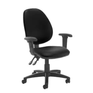 Image of Dams MTO Jota High Back PCB Operator Chair with Fixed Arms - Tortuga Orange
