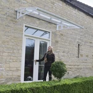 Image of Palram Canopy Bordeaux 2230 - White Clear