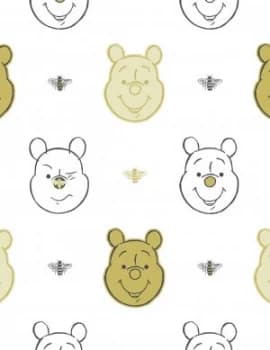Image of Disney Winnie the Pooh Bee Gold Wallpaper