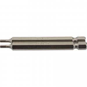 Image of Draper Hex Screwdriver Bit Hex 2.5mm 75mm Pack of 2