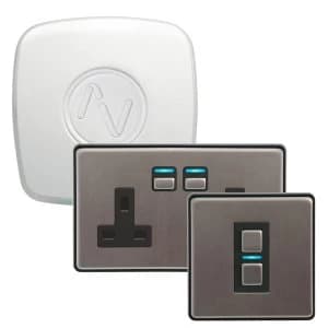 Image of Lightwave Lighting & Power Starter Kit (Smart Series) - Stainless Steel