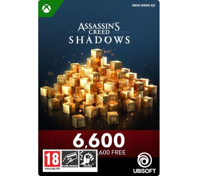Image of XBOX Assassins Creed Shadows: 6600 Helix Pack 8806189424161