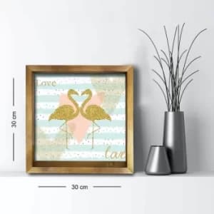 Image of 3030AHS-064 Multicolor Decorative Framed MDF Painting