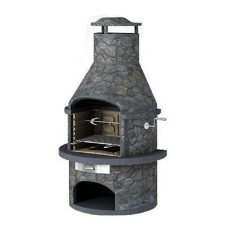 Image of Callow Rondo Dark Masonry BBQ Dark Grey unisex