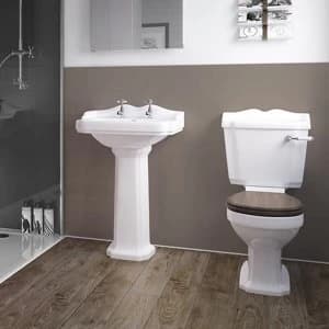 Image of Splashwall Gloss Coffee Tile effect Shower Panel (H)2420mm (T)3mm
