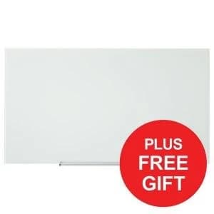 Image of Nobo Diamond 993x559mm Glass Magnetic Glassboard with Fixing Included