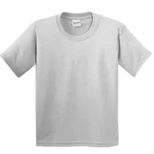 Image of Gildan Youth Unisex Heavy Cotton T-Shirt (S) (Ash Grey)