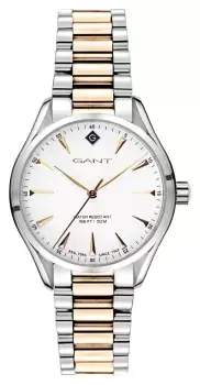 Image of GANT G129004 SHARON (34mm) White Dial / Two-Tone PVD Watch