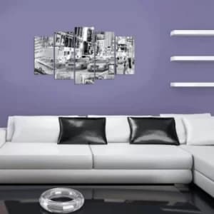 Image of 5PMX-019 Multicolor Decorative MDF Painting (5 Pieces)