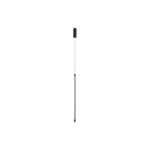 Image of Struga LED Ceiling Pendant Lamp 12W 3000K Aluminium Black