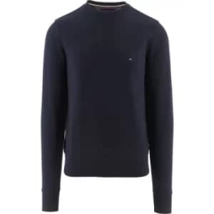 Image of Tommy Hilfiger Navy Core Cotton Sweatshirt