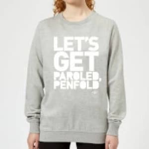 Image of Danger Mouse Let's Get Paroled Penfold Womens Sweatshirt - Grey - L