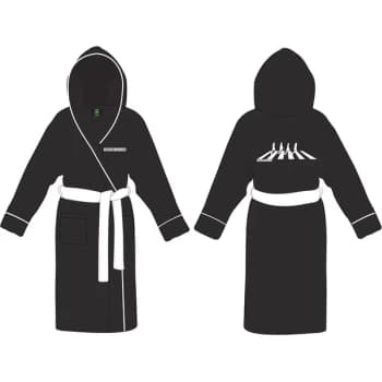 Image of The Beatles - Abbey Road Unisex Small - Medium Bathrobe - Black