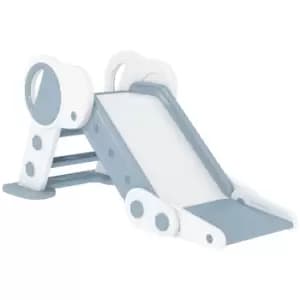 Image of AIYAPLAY Foldable Kids Slide Indoor, Freestanding Baby Slide for 1.5-3 Years Old, Grey