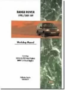 Image of Range Rover 1995-2001 Official Workshop Manual