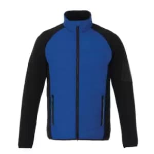 Image of Elevate Mens Banff Hybrid Insulated Jacket (S) (Blue)