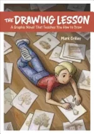 Image of drawing lesson a graphic novel that teaches you how to draw