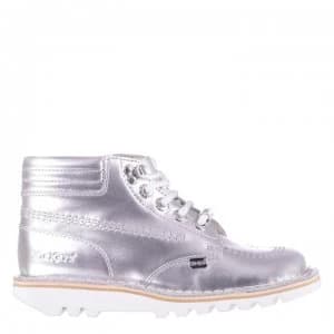 Image of Kickers Throwback Boots - Silver