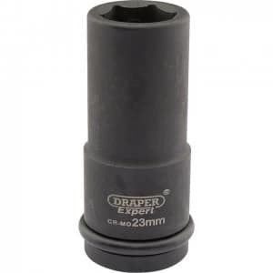 Image of Draper Expert 3/4" Drive Deep Hexagon Impact Socket Metric 3/4" 23mm
