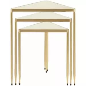 Image of Avantis Set of 3 Triangle Tables - Premier Housewares