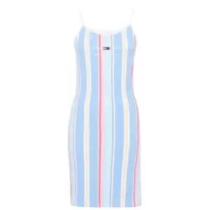 Image of Tommy Jeans Stripe Strap Dress - Multi