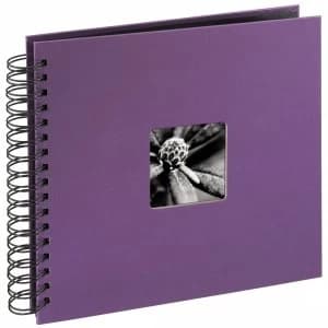 Image of Hama Fine Art Spiralbound Album 28x24cm 50 Black pages (Purple)
