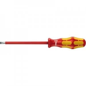 Image of Wera 160 i VDE Slotted screwdriver Blade width 2.5mm Blade length 80 mm DIN EN 60900