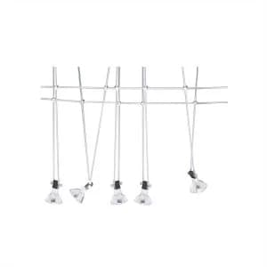 Image of LED 5 Light Adjustable Spotlight Chrome