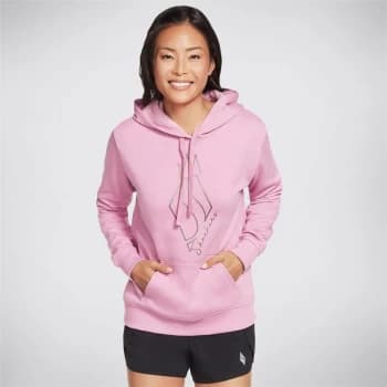 Image of Skechers Gunmetal Diamond Crown Hoodie Ladies - Purple