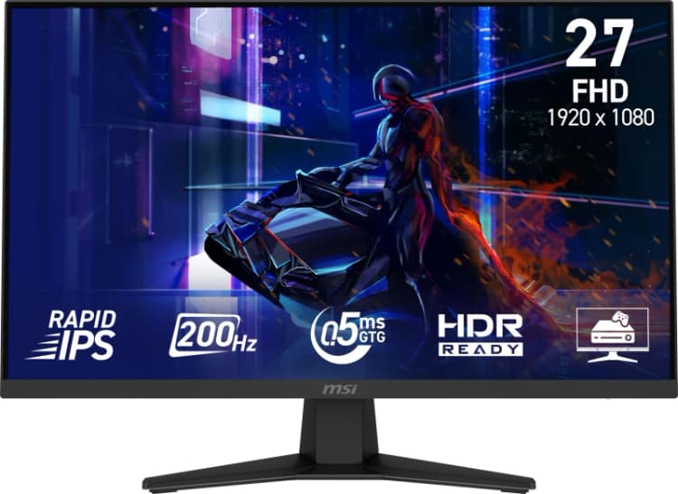 Image of MSI MAG 274F computer monitor 68.6cm (27") 1920 x 1080 pixels Full HD LCD Black MAG 274F