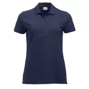 Image of Clique Womens/Ladies Marion Polo Shirt (L) (Dark Navy)
