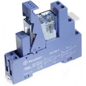 Image of Finder 49.61.9.012.0050 Relay Interface Module 1 changeover contact 12 Vdc IP20