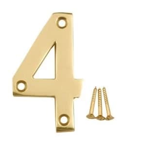 Image of Brass House Number 4