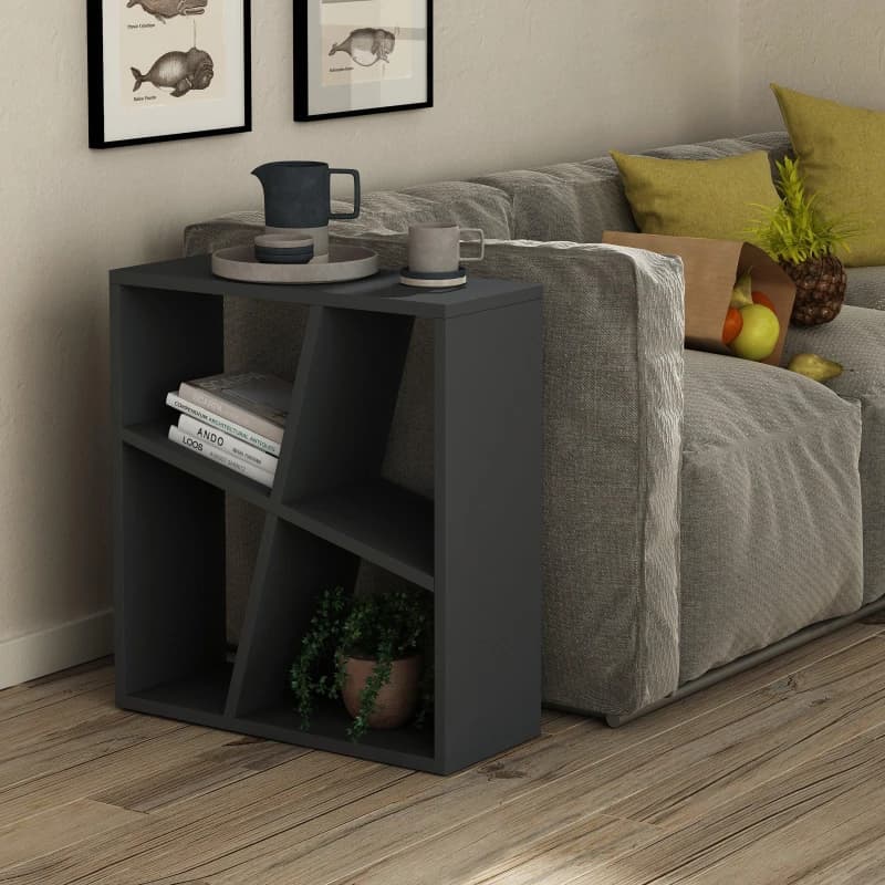 Image of GFW Birtley Shelving Unit in Black Unisex